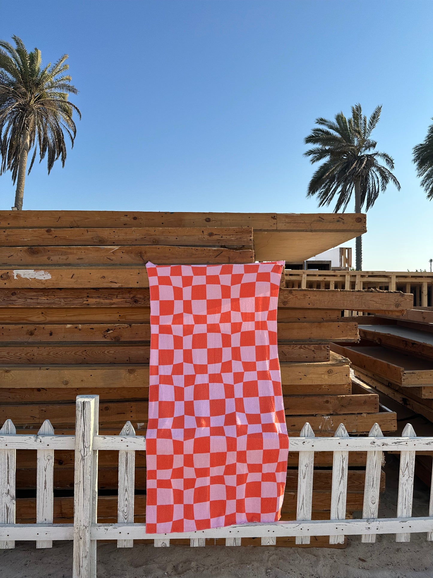 Sunset Checkerboard - Quick Dry Towels