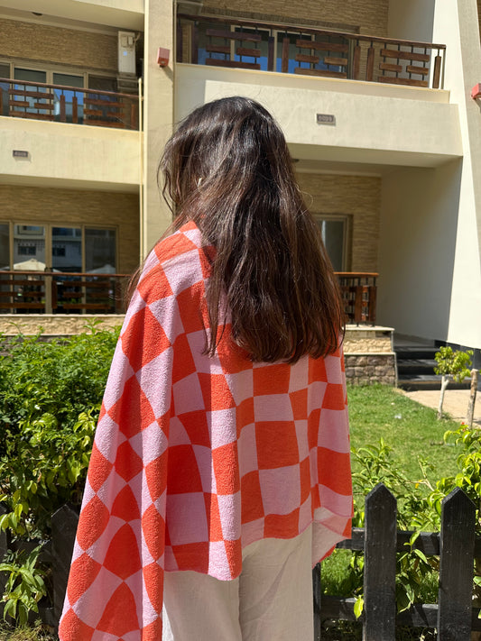 Sunset Checkerboard - Quick Dry Towels