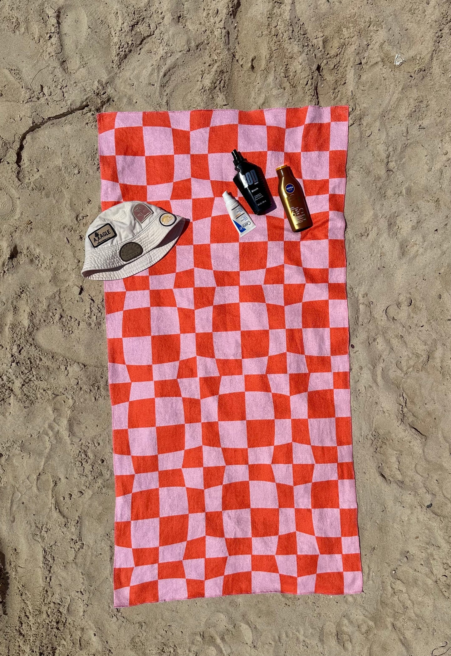 Sunset Checkerboard - Quick Dry Towels
