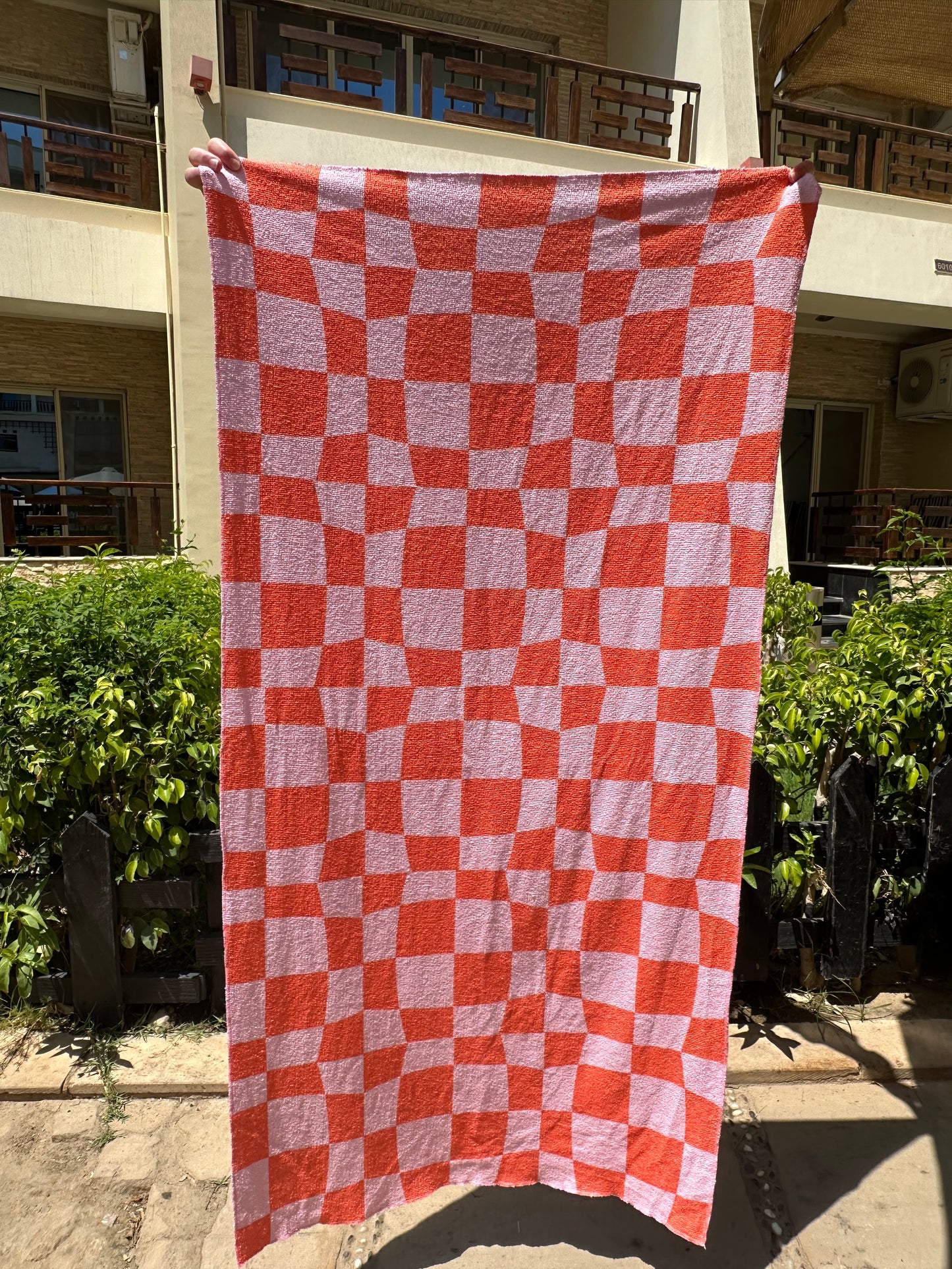 Sunset Checkerboard - Quick Dry Towels