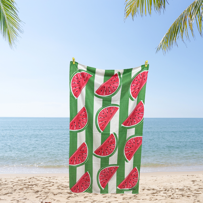 The Melon Stripe - Quick Dry Towels