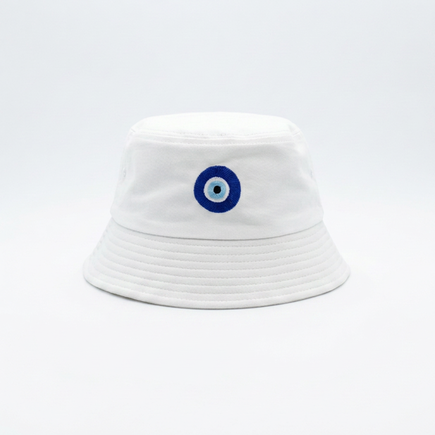 Embroidered Bucket Hat - Evil Eye