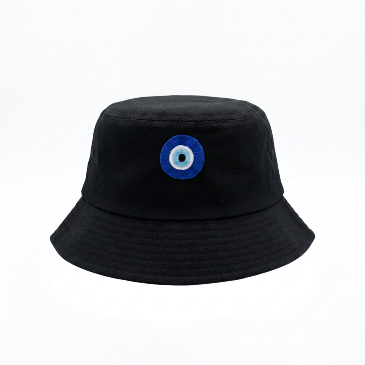 Embroidered Bucket Hat - Evil Eye