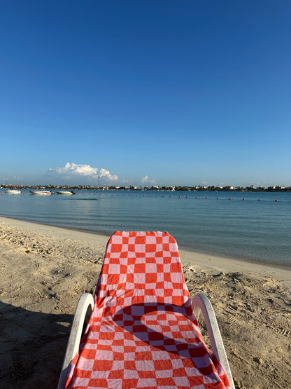 Sunset Checkerboard - Quick Dry Towels