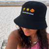 Embroidered Bucket Hat - Sunset